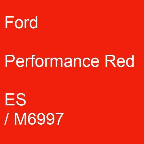 Ford, Performance Red, ES / M6997.